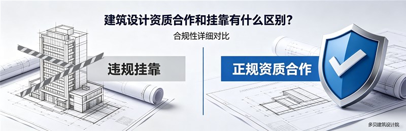 建筑设计资质合作和挂靠有什么区别？合规性详细对比
